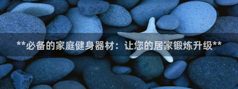 意昂3科技：**必备的家庭健身器材：让您的居家锻炼升