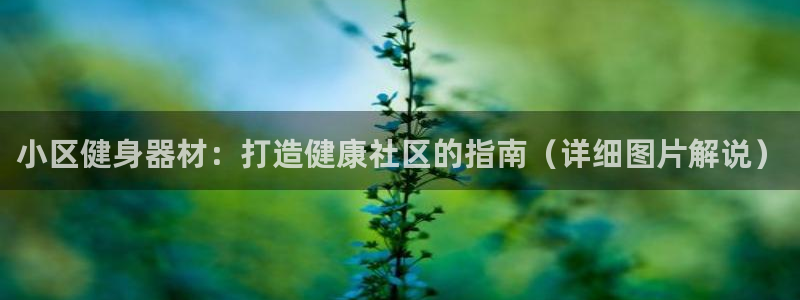 意昂体育3招商电话号码是多少啊：小区健身器材：打造健康社区的