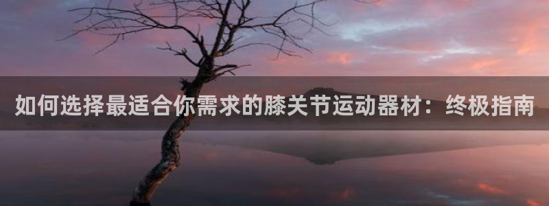 德国意昂3集团：如何选择最适合你需求的膝关节运动器材