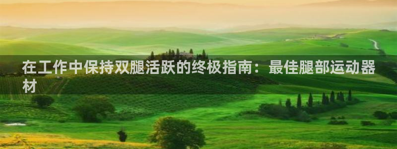 意昂体育3招商电话号码：在工作中保持双腿活跃的终极指